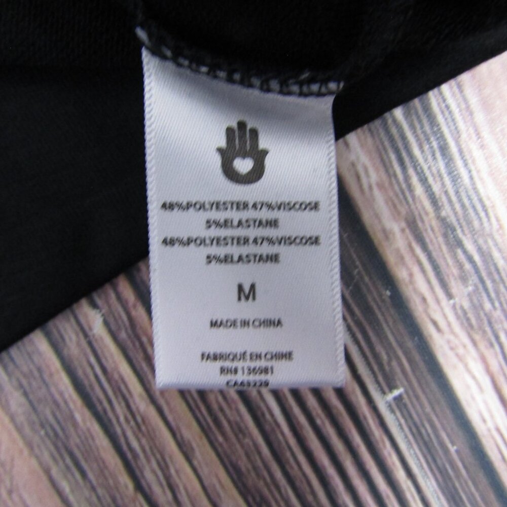 Spiritual Gangster NEW NWT Women Medium Black "Strong Vibes" Crewneck Sweatshirt - Picture 3 of 5